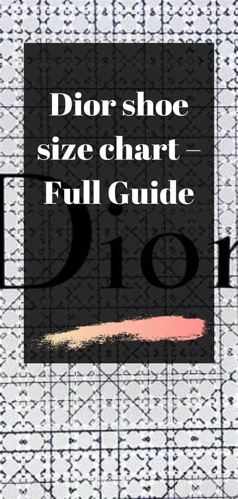 dior italy shoes|dior shoe size chart.